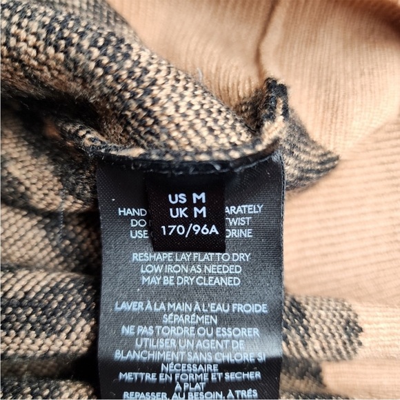 Anthropologie Maeve  Animal Print Knit Boatneck Sweater NWT Size Medium - Picture 5 of 8